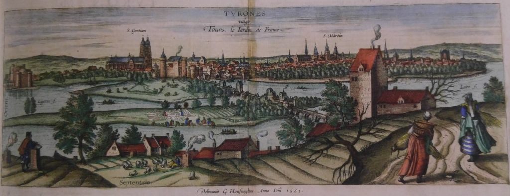 Tours 1561 archives Touraine , domaine public