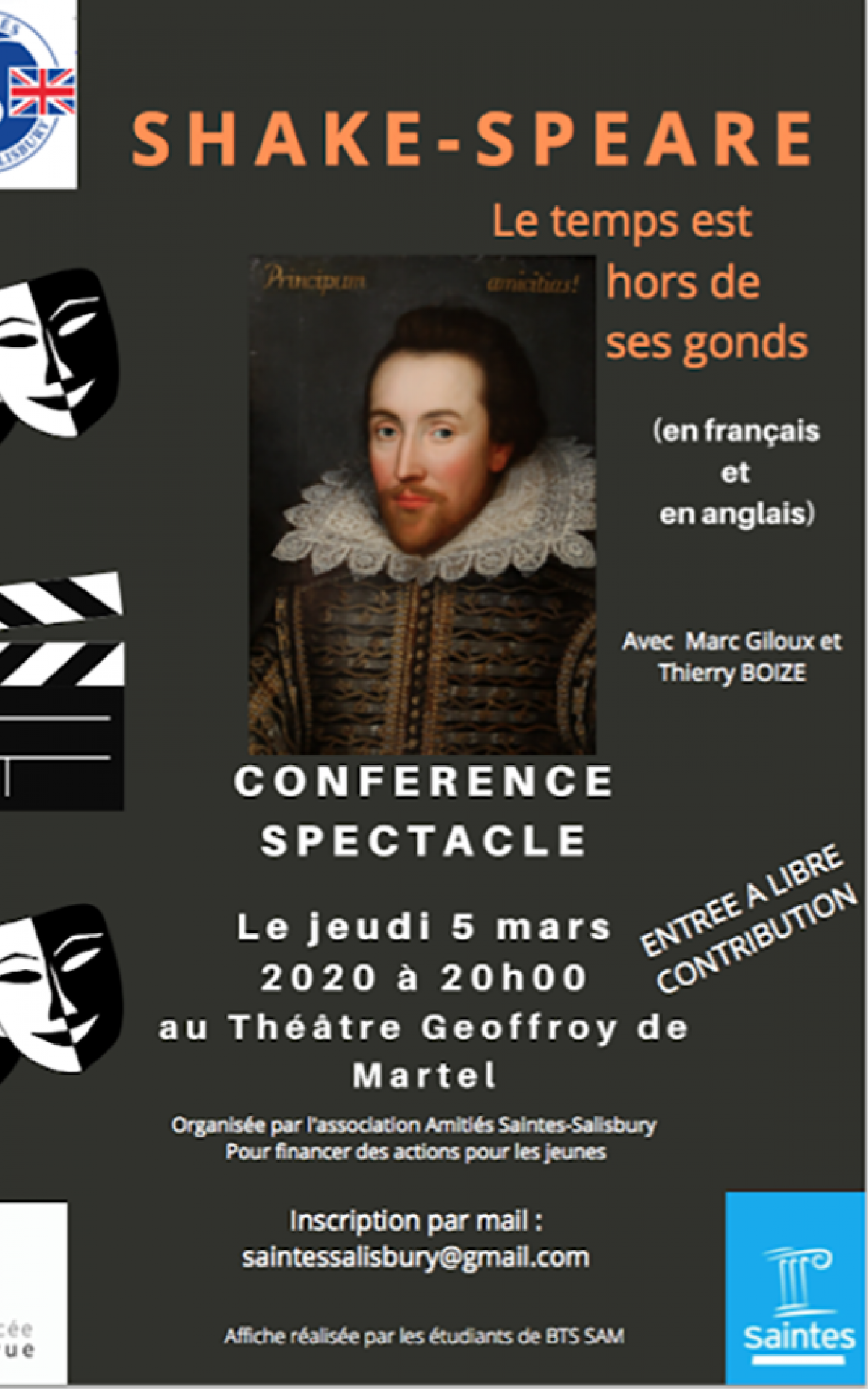 Conférence-spectacle : SHAKE-SPEARE