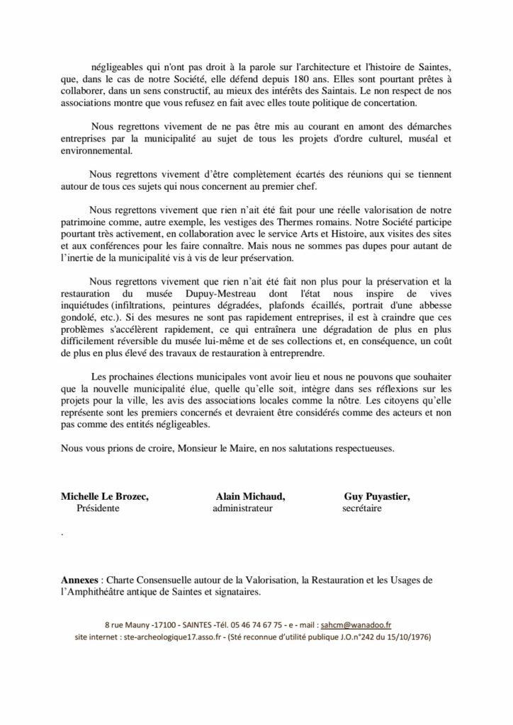 2020-03-02-SahCM-Lettre ouverte à Monsieur le Maire de Saintesp2
