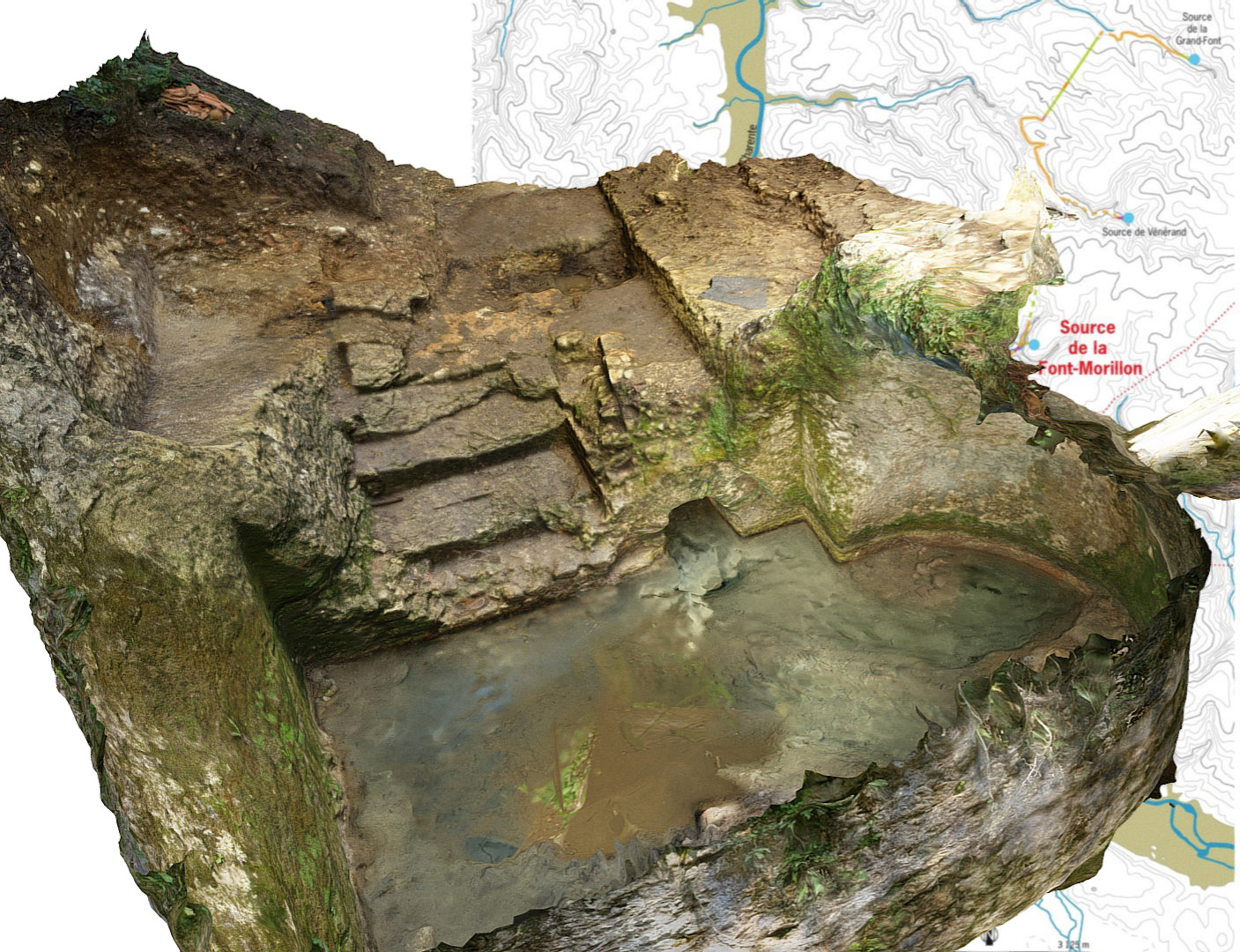 Site archéologique : La source de la Font-Morillon