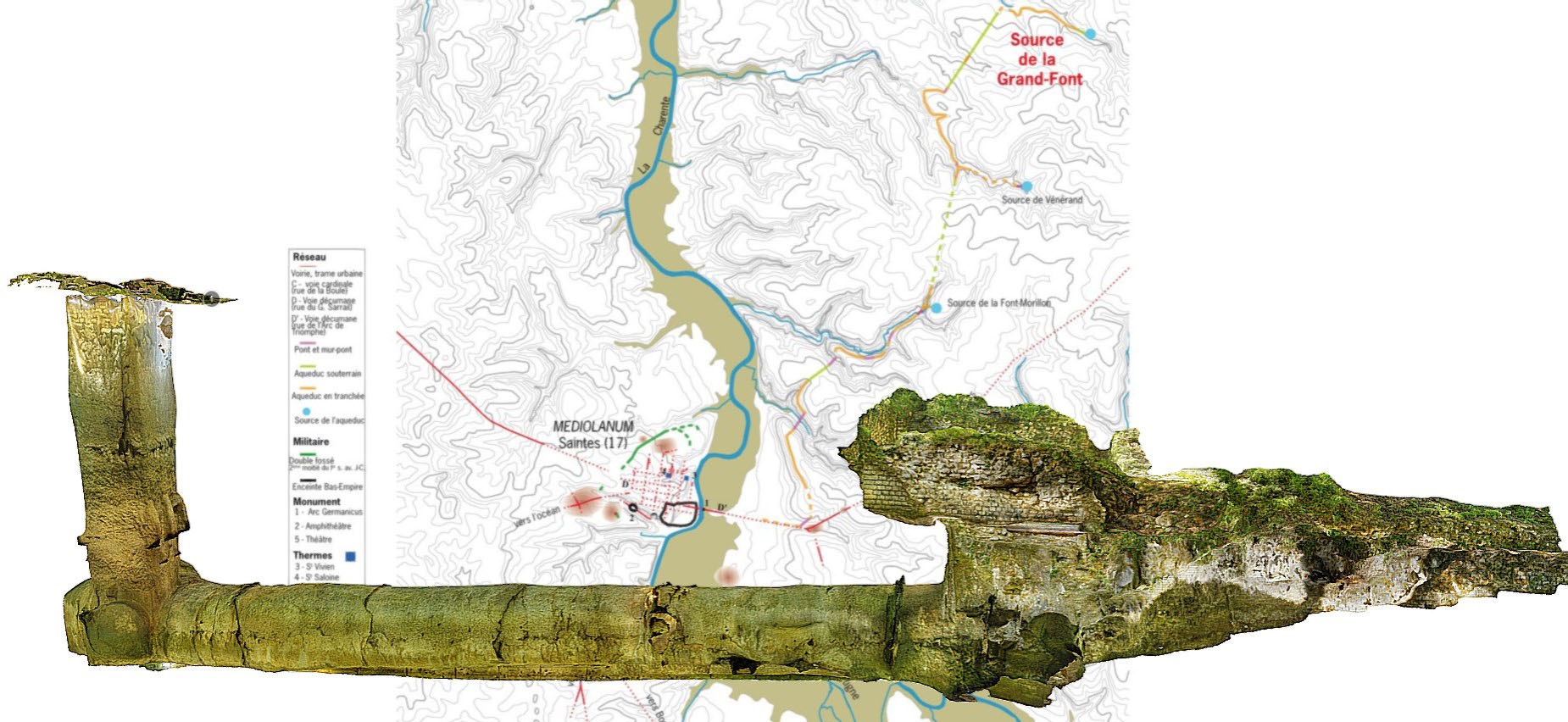 Site archéologique : La source de la ″Grand-Font″