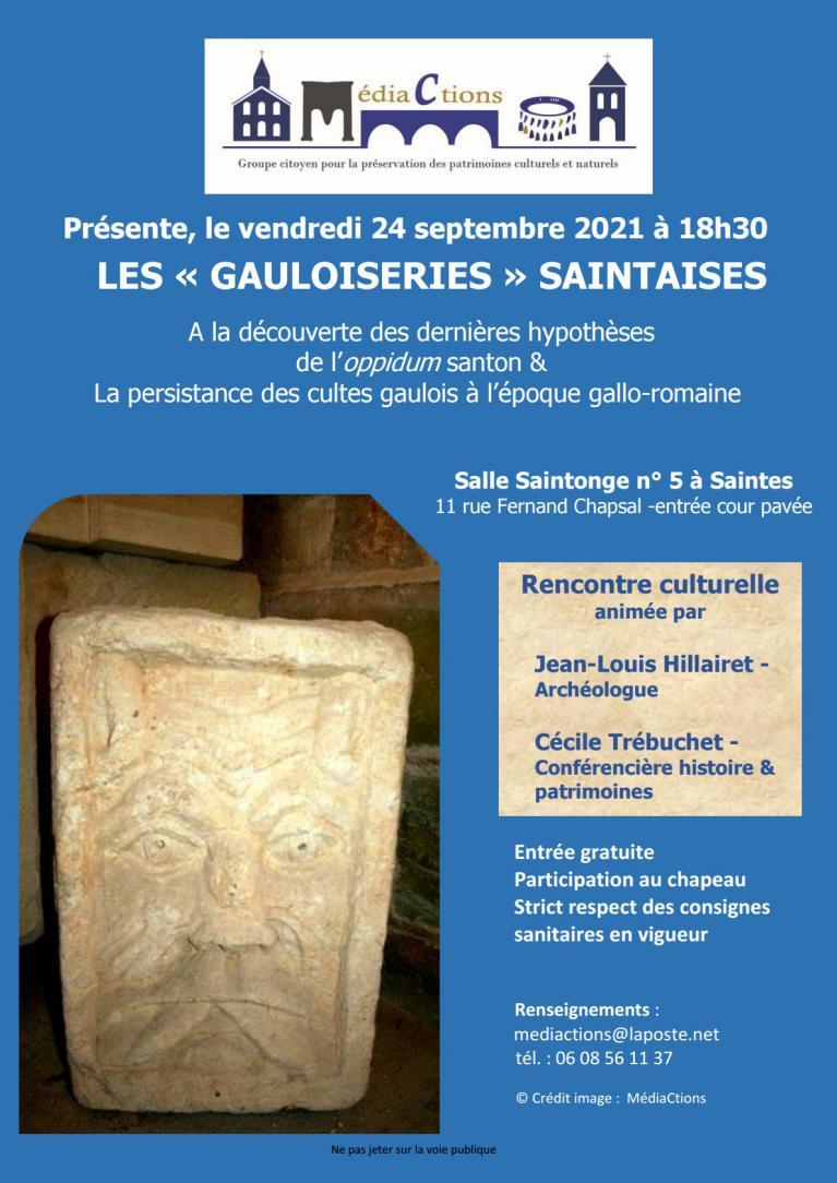 Conférence : « Les gauloiseries Saintaises ».
