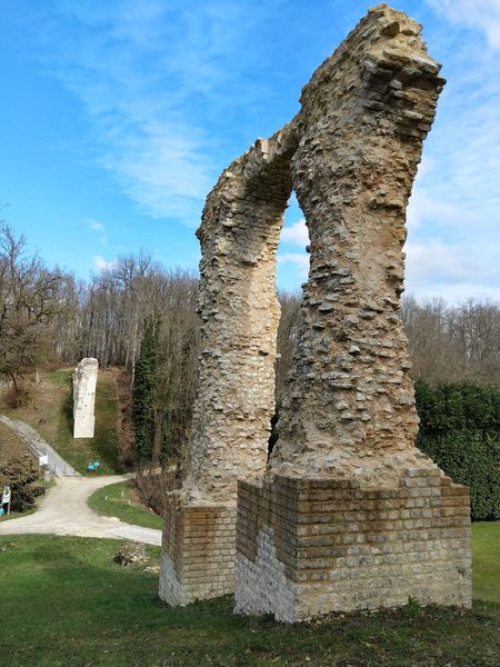 Topo aux aqueducs antiques de Saintes.