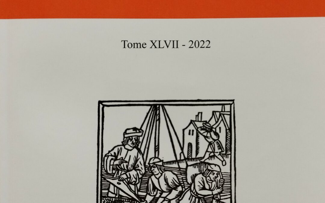 Revue de la Saintonge & de l’Aunis – Tome XLVII – 2022 – 20 €